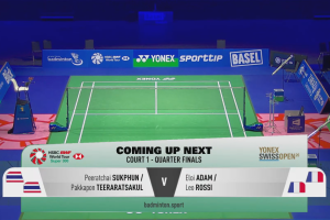 2026年 瑞士公开赛 QF 男双 佩拉查伊·苏芬&帕克卡波·提拉萨库尔[泰国] vs [法国]伊劳埃·亚当&里奥·罗西