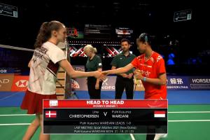 2026年 尤伯杯 QF 女单 莱恩·克里斯托弗森[丹麦] vs [印尼]普特里·库苏马·瓦尔达尼