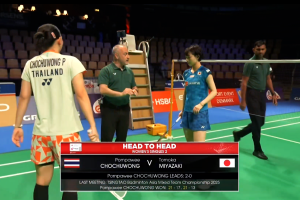 2026年 尤伯杯 QF 女单 李美妙[泰国] vs [日本]宫崎友花