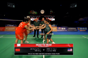 2026年 尤伯杯 QF 女双 刘圣书&谭宁[中国] vs [马来西亚]王馨渝&陈韦妏