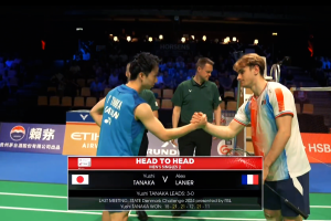 2026年 汤姆斯杯 QF 男单 田中涌士[日本] vs [法国]亚历克斯·拉尼尔