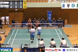 2025年 日本琉球俱乐部杯 男双 田場＆新里[琉球ブルファイツ] vs [北海道コンサドーレ札幌]山澤＆三浦
