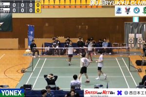 2025年 日本琉球俱乐部杯 男双 上田＆川原[トリッキーパンダース] vs [西日本工業大学]谷内＆梅林