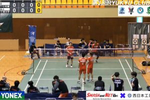 2025年 日本琉球俱乐部杯 男双 本田＆辻[北海道コンサドーレ札幌] vs [西日本工業大学]後藤＆波多江