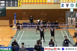 2025年 日本琉球俱乐部杯 男双 本田＆山澤[北海道コンサドーレ札幌] vs [JR北海道]佐藤＆木野