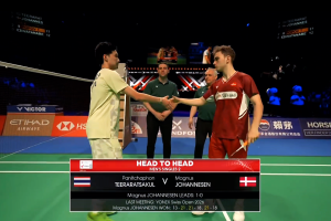 2026年 汤姆斯杯 QF 男单 帕尼差蓬·提拉拉沙恭[泰国] vs [丹麦]马格努斯·约翰内森