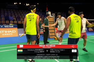 2026年 汤姆斯杯 QF 男双 奇拉格·谢提&萨维克赛拉吉·兰基雷迪[印度] vs [中国台北]邱相榤&王齐麟