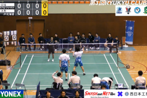 2025年 日本琉球俱乐部杯 男双 新里＆田場[琉球ブルファイツ] vs [JR北海道]佐藤＆木野