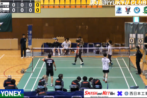 2025年 日本琉球俱乐部杯 男双 山澤＆大越[北海道コンサドーレ札幌] vs [トリッキーパンダース]上田＆町田