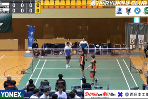 2025年 日本琉球俱乐部杯 男双 三浦＆辻[北海道コンサドーレ札幌] vs [トリッキーパンダース]川原＆中島