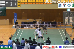 2025年 日本琉球俱乐部杯 男双 上田＆町田[トリッキーパンダース] vs [JR北海道]渡邉＆光島