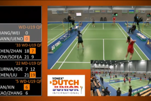 2025年 荷兰青少年精英赛 QF 女双 梁羽恩&魏玥玥[中国] vs [日本]伴野碧唯&上野优寿