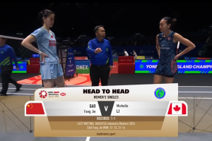 2026年 全英公开赛 R32 女单 高昉洁[中国] vs [加拿大]李文珊