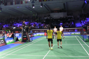 2014年 丹麦公开赛 QF 男双 通托维·艾哈迈德&利利亚纳·纳西尔[印尼] vs [大麦]马德斯·皮勒尔·科尔丁&卡米拉·吕特·尤尔