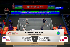 2026年 全英公开赛 R32 混双 陈堂杰&杜颐沩[马来西亚] vs [丹麦]拉斯穆斯·埃斯珀森&阿马莉·塞西莉·库兹克