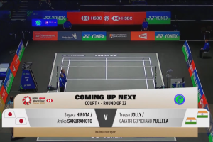 2026年 全英公开赛 R32 女双 广田彩花&樱本绚子[日本] vs [印度]特雷莎·乔利&盖亚特里·戈比昌德·普莱拉