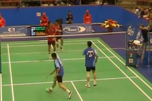 2008年 瑞士超级赛 QF 男双 基多&亨德拉[印尼] vs [美国]陈甲亮&吴俊明